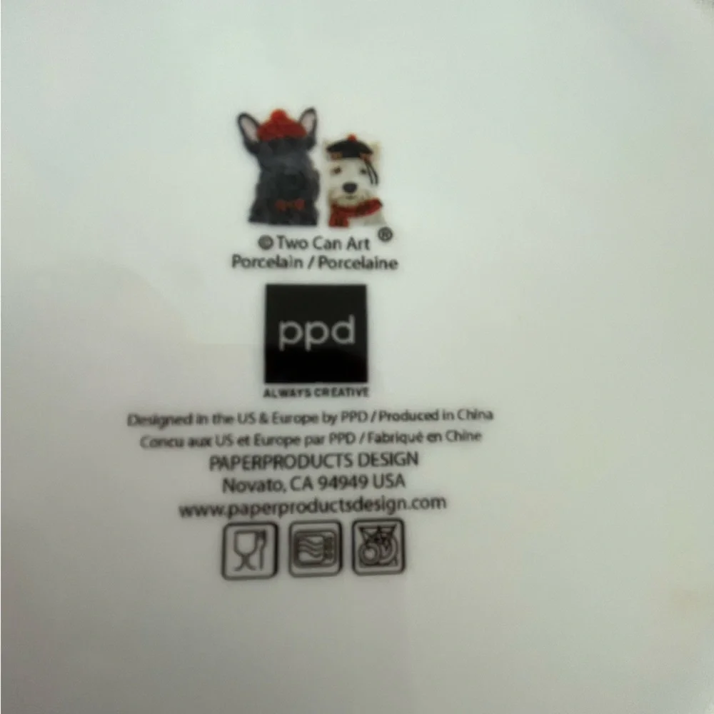 ADORABLE dog bowl